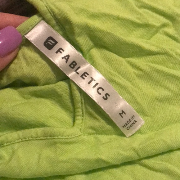 Fabletics Neon Green Top - Picture 2 of 2